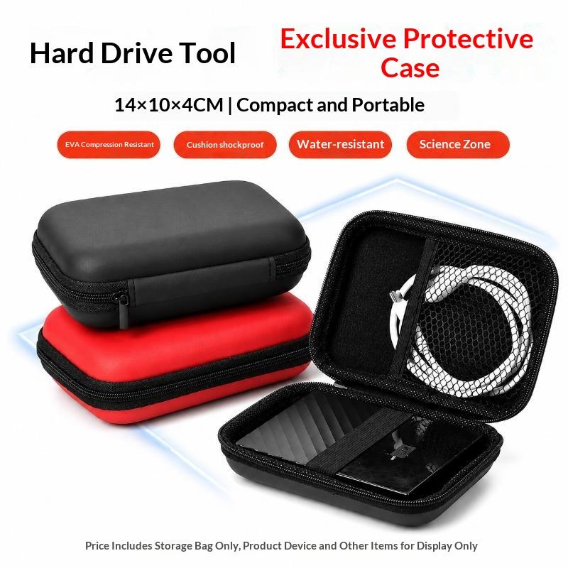Tech Accessories Organizer Pouch - Shockproof EVA Tech Accessory Organizer Bag