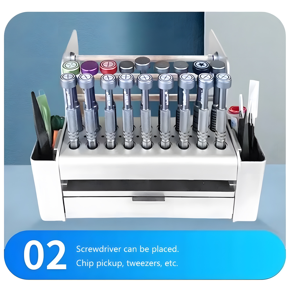 Desktop Rack Electronic Mainte - Tech Accessories For Desk ulasan dan harga