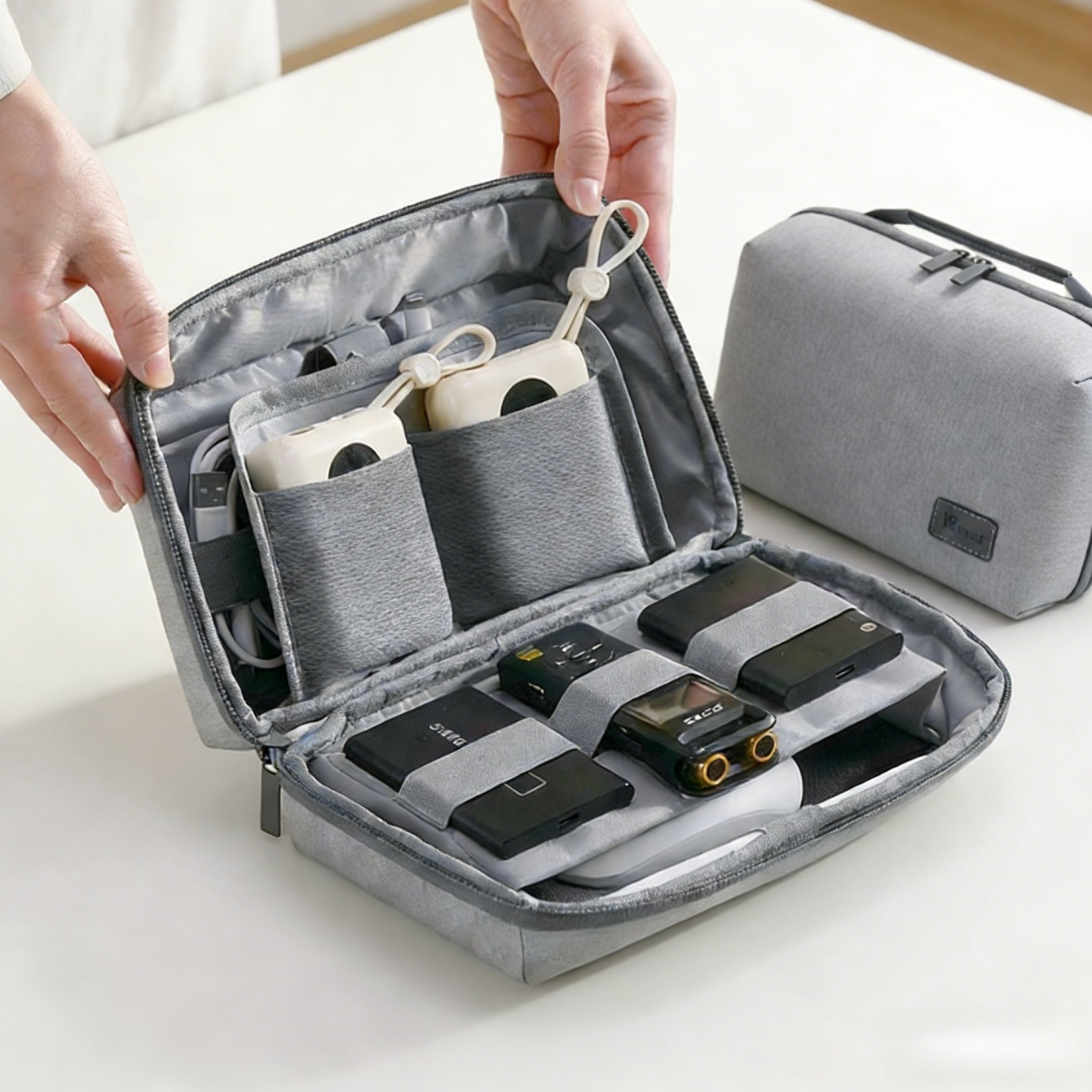 1Pc Electronics Organizer Trav - Tech Accessories Organizer Pouch ulasan dan harga