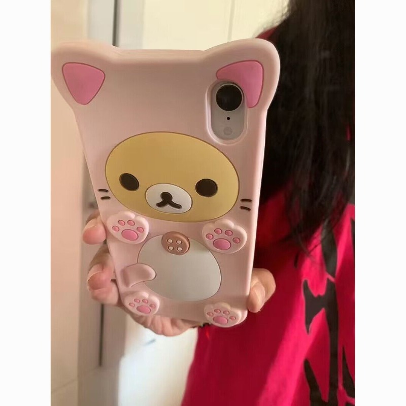 3D Cute Rilakkuma Soft Phone C - Tech Accessories Iphone ulasan dan harga
