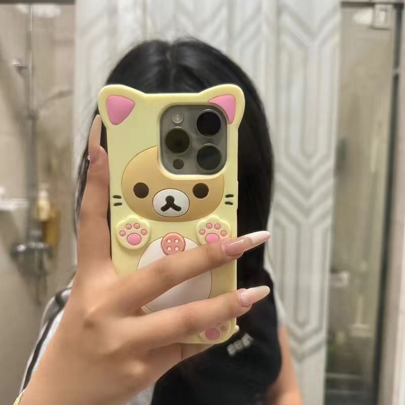 3D Cute Rilakkuma Soft Phone C - Tech Accessories Iphone ulasan dan harga