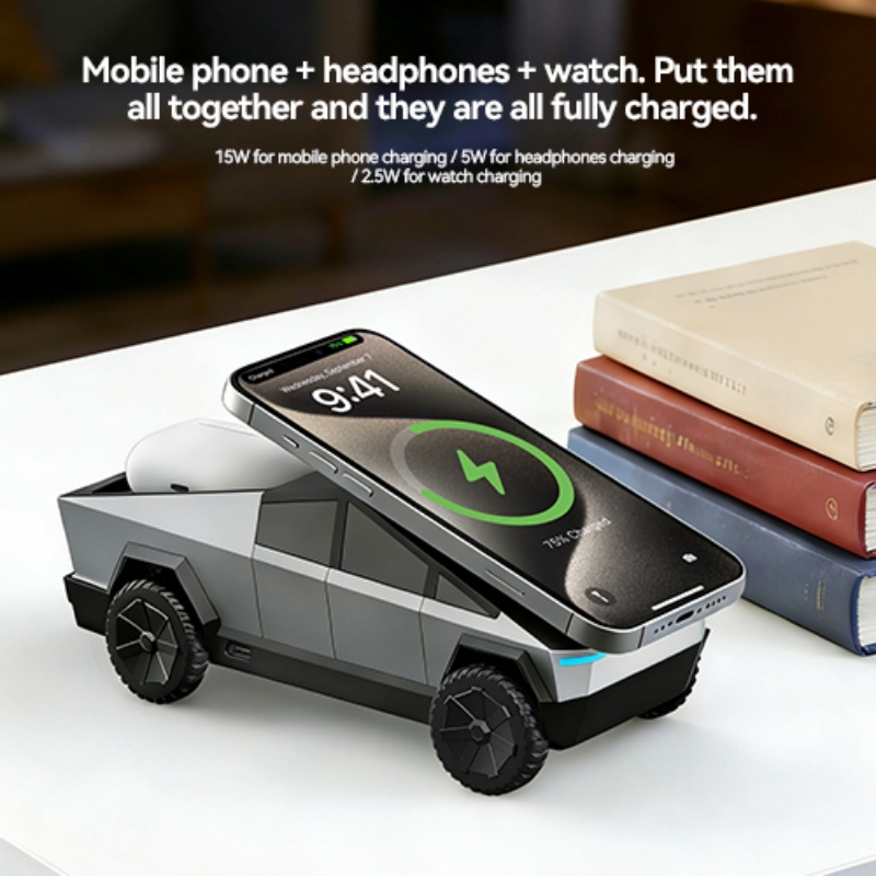 Desktop Stand 3-in-1 CyberDock - Wireless Charger 3 In 1 ulasan dan harga