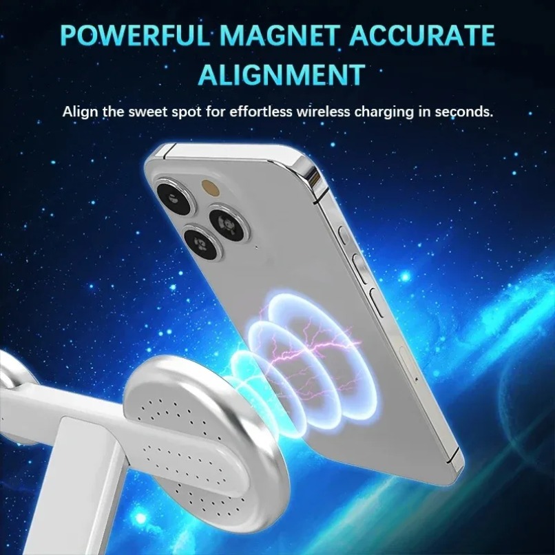 3 in 1 Wireless Charger Stand  - Wireless Charger 3 In 1 ulasan dan harga