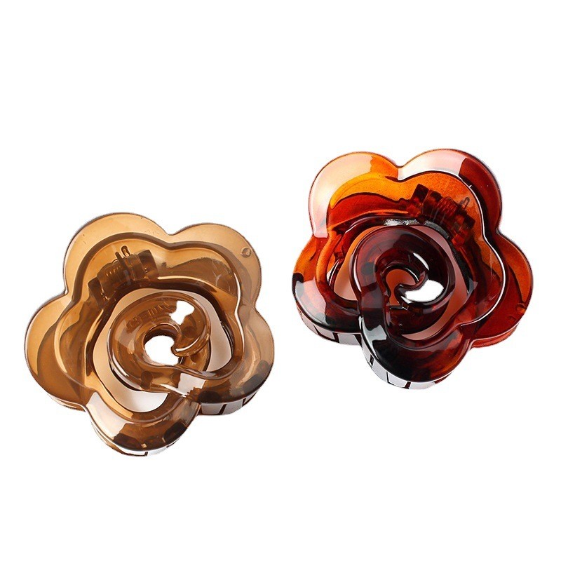 Medium Floral Hair Claw Clips  - Tech Computer Accessories ulasan dan harga