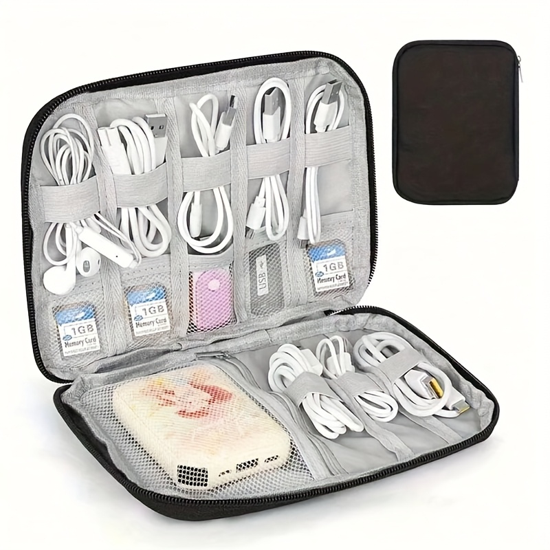 1PC Travel Cable Organizer Cas - Tech Accessories Organizer Pouch ulasan dan harga