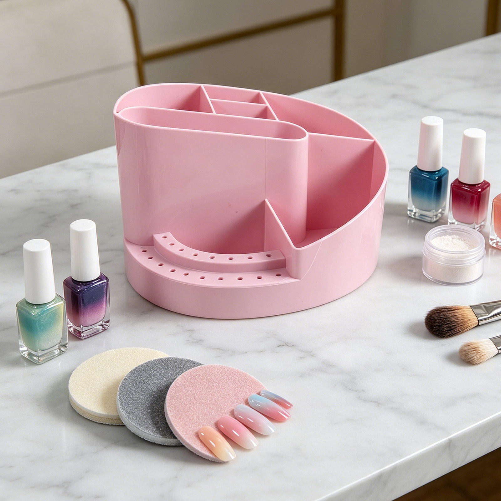 Nail Organizer Storage Box 7 C - Tech Accessories For Desk ulasan dan harga
