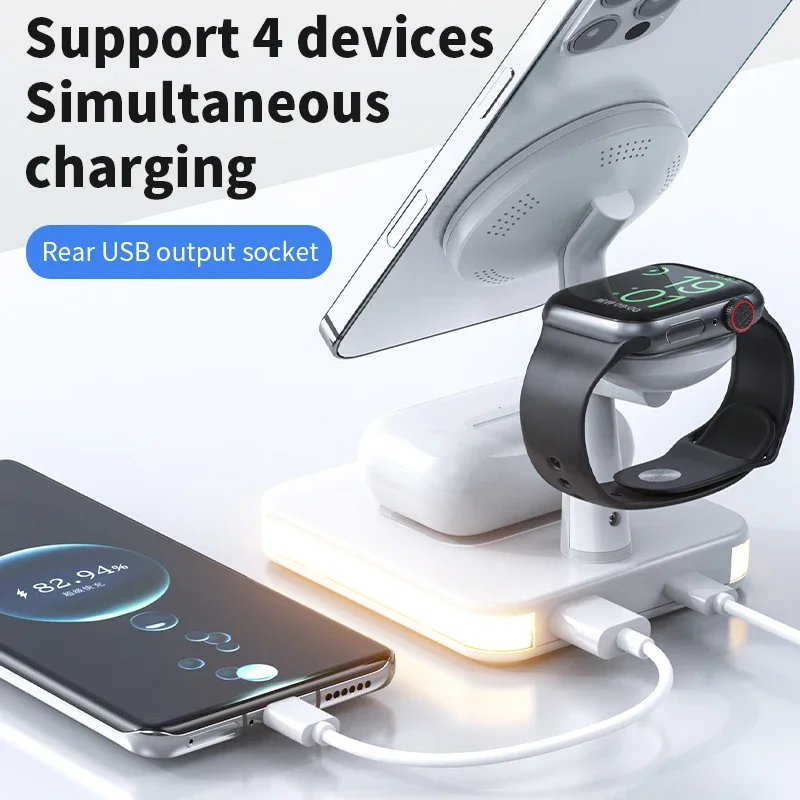 3 in 1 Wireless Magnetic Fast  - Wireless Charger 3 In 1 ulasan dan harga