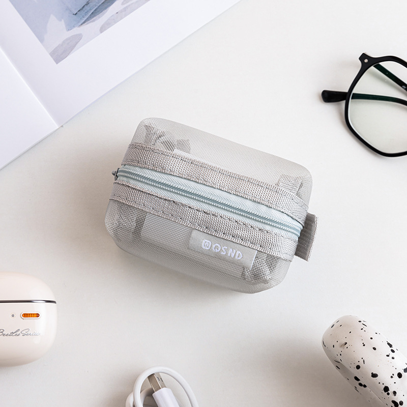 Gray Mesh Organizer Bags – for - Tech Accessories For Desk ulasan dan harga