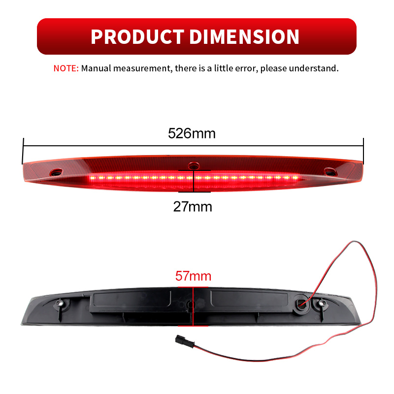 1PC LED High Mount Third Brake - Tech Computer Accessories ulasan dan harga