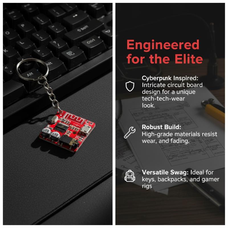 Circuit Board Keychain Minimal - Tech Accessories Board ulasan dan harga