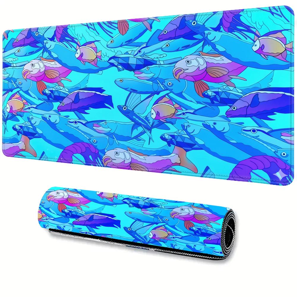 HD Printing Fish Rubber Mouse  - Tech Accessories For Desk ulasan dan harga